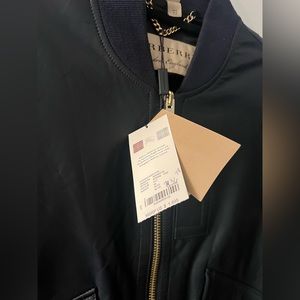 Burberry Brand news  leather jacket. With tag.